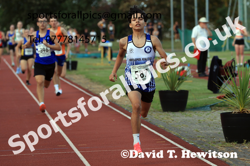 800 metres, 2025 NEGP No 6 Monkton, Wednesday, August 13th.  Photo: David T. Hewitson/Sports for All Pics